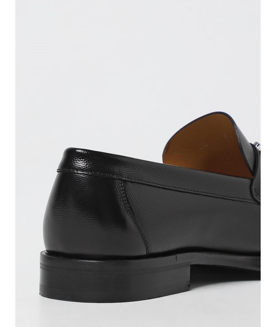 FERRAGAMO Черные лоферы, фото 3