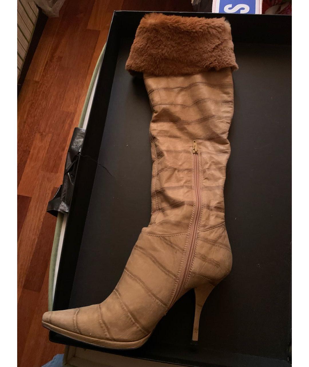 CASADEI Бежевые сапоги, фото 2
