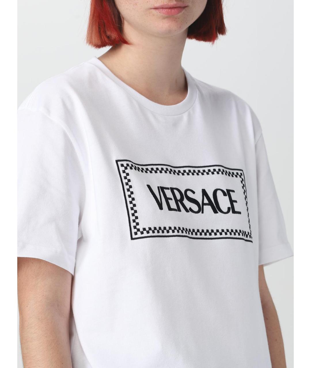 VERSACE Белая футболка, фото 6
