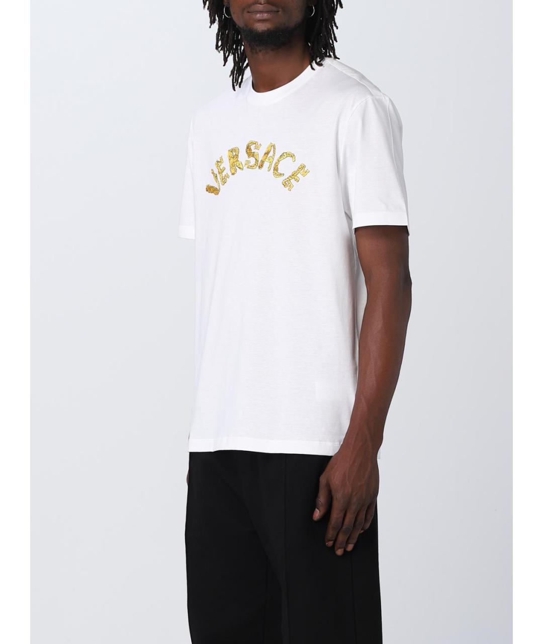 VERSACE Белая футболка, фото 5