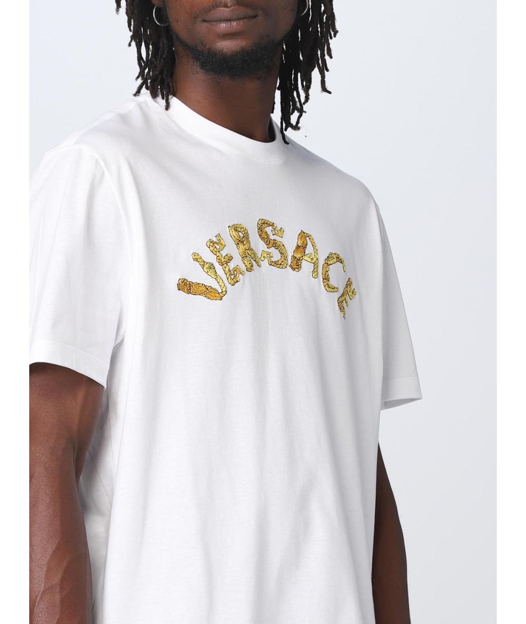VERSACE Белая футболка, фото 6