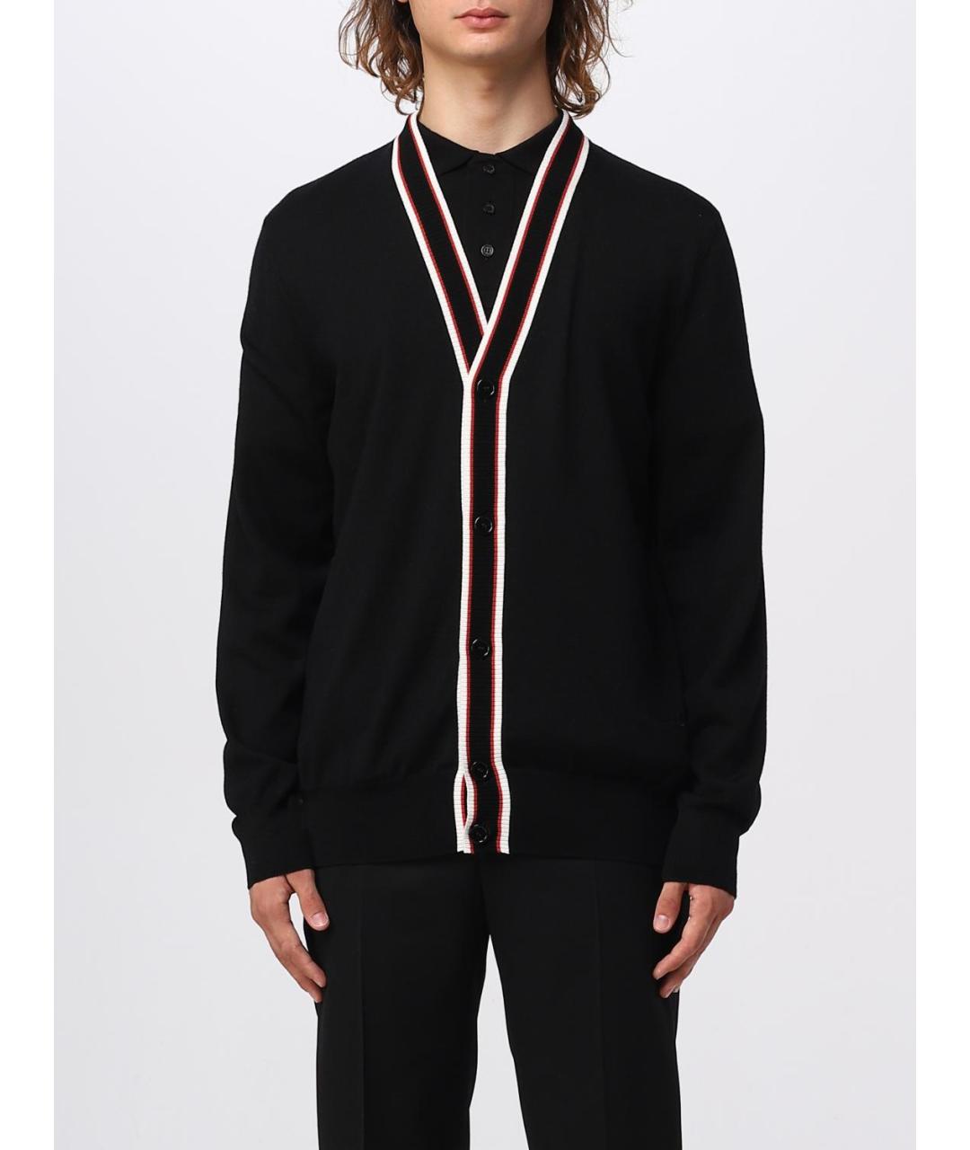 ALEXANDER MCQUEEN Черный кардиган, фото 2