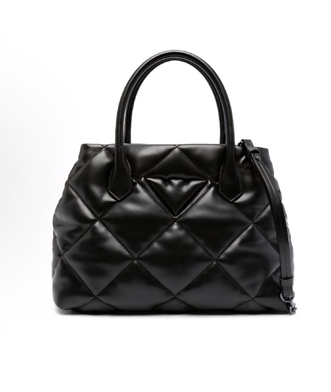 EMPORIO ARMANI Черная сумка тоут, фото 4