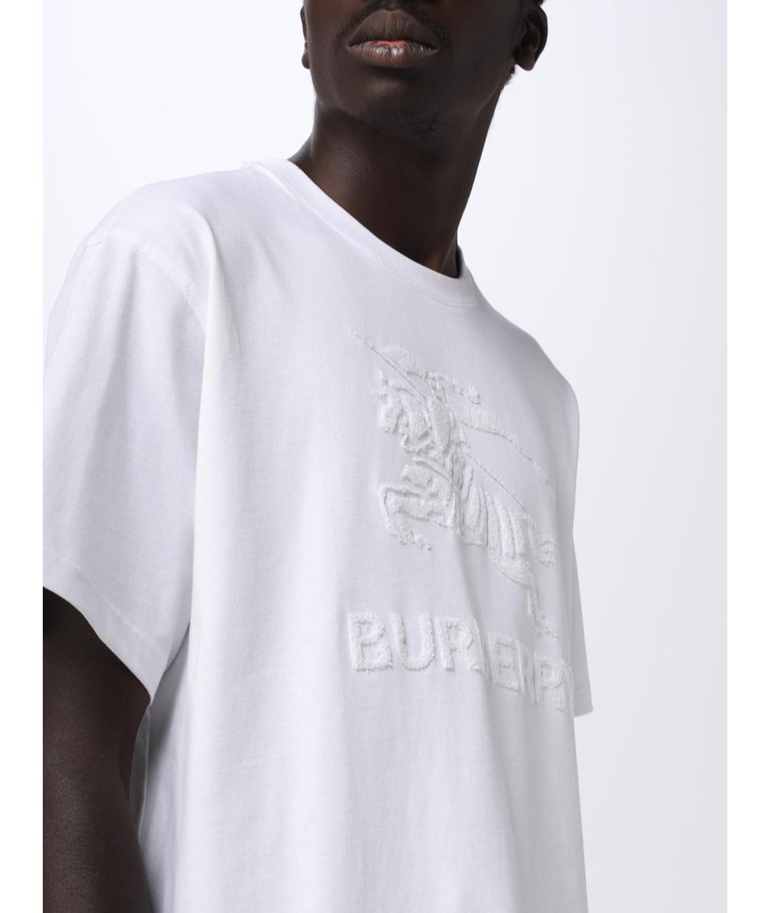 BURBERRY Белая футболка, фото 6