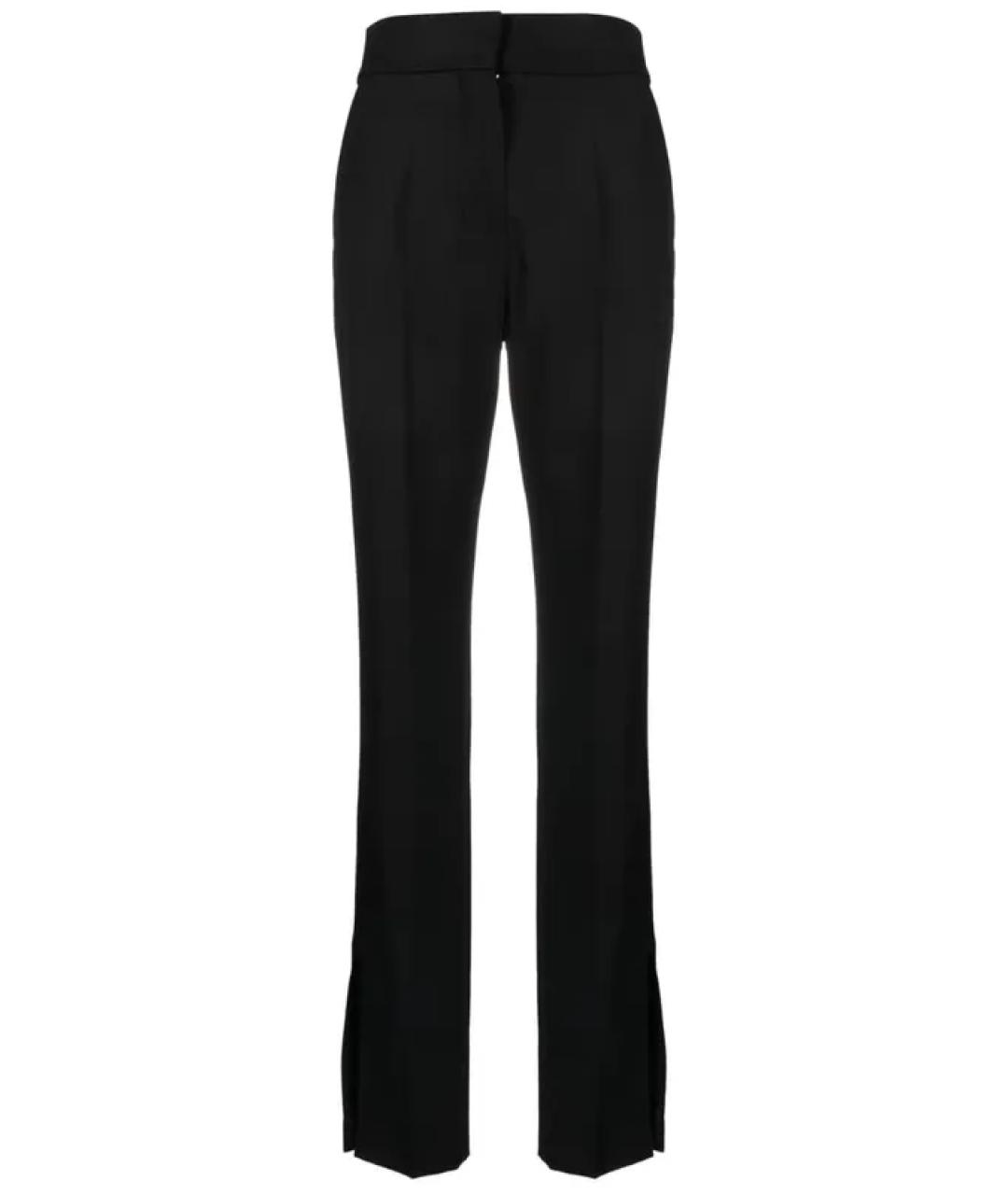JACQUEMUS Черные шерстяные прямые брюки, фото 1