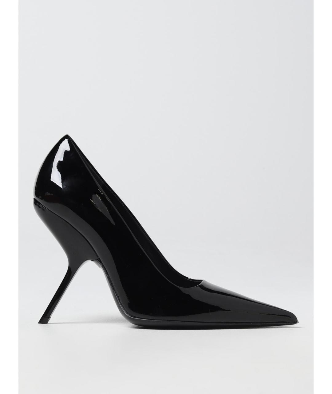 FERRAGAMO Черные туфли из лакированной кожи, фото 5