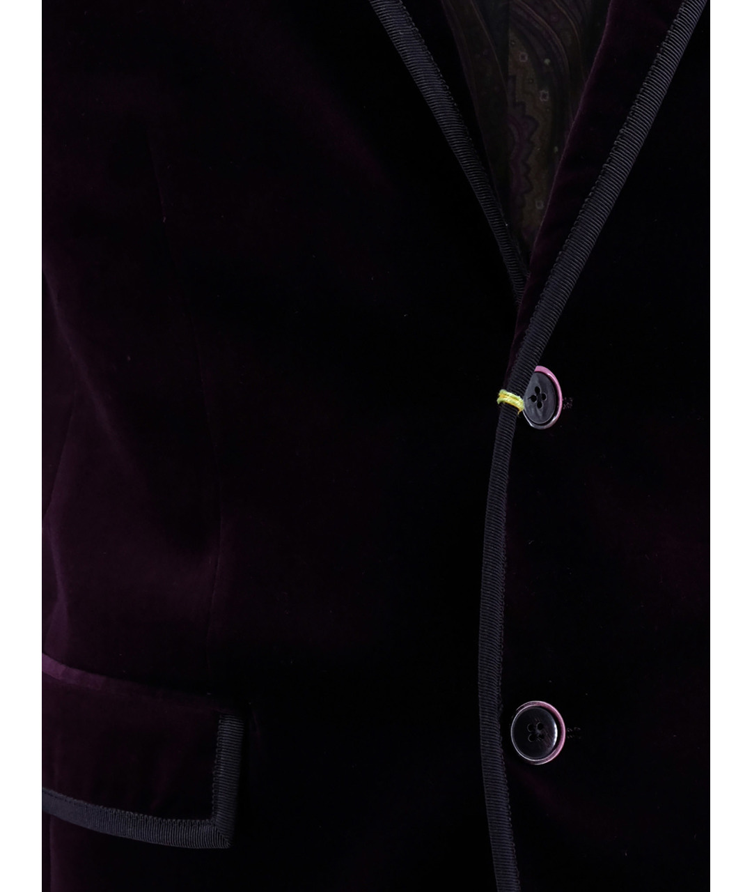 ETRO Фиолетовый бархатный пиджак, фото 3