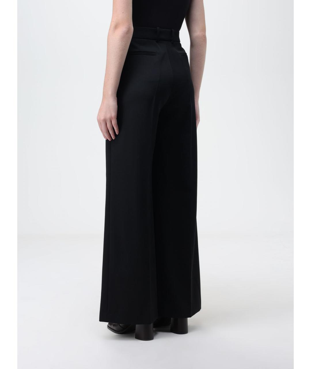 LANVIN Черные брюки широкие, фото 3