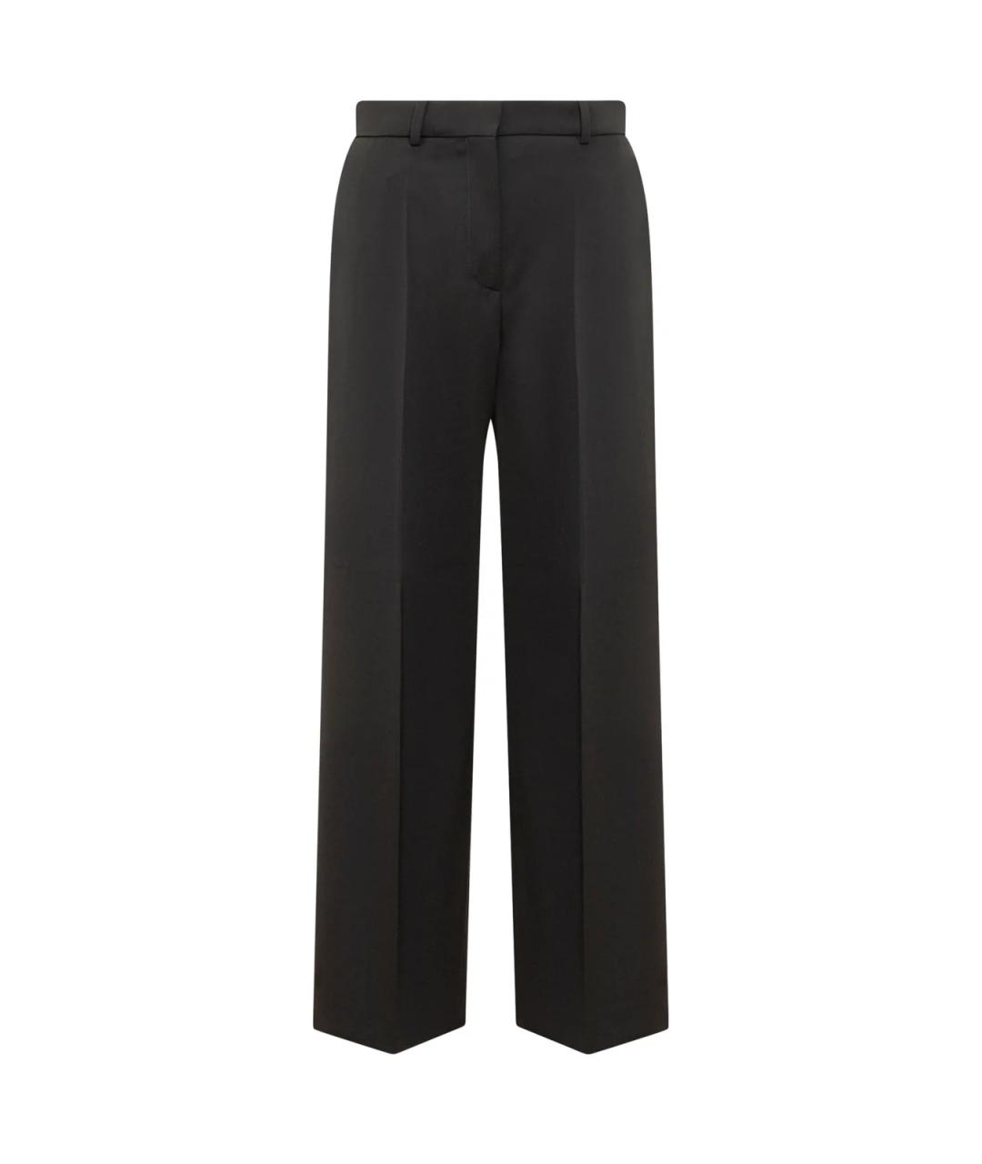 LANVIN Черные брюки широкие, фото 1