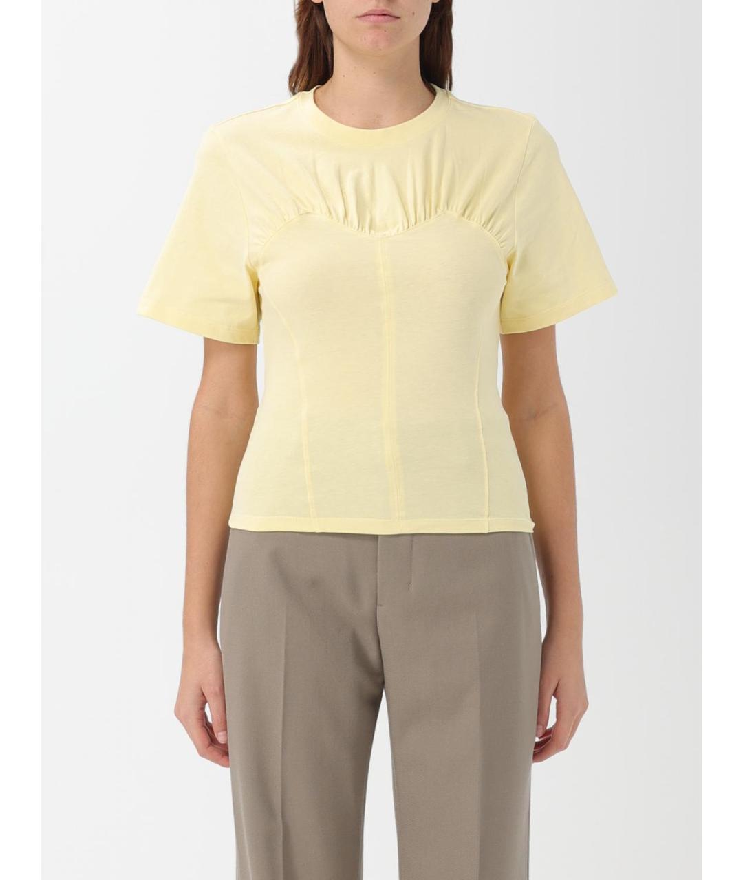 ISABEL MARANT Желтая футболка, фото 5