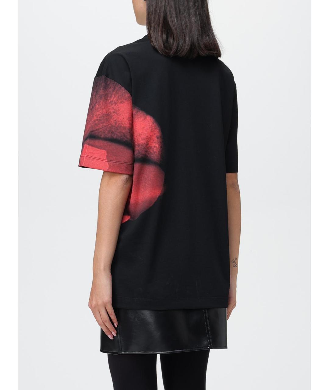 ALEXANDER MCQUEEN Мульти хлопковая футболка, фото 4