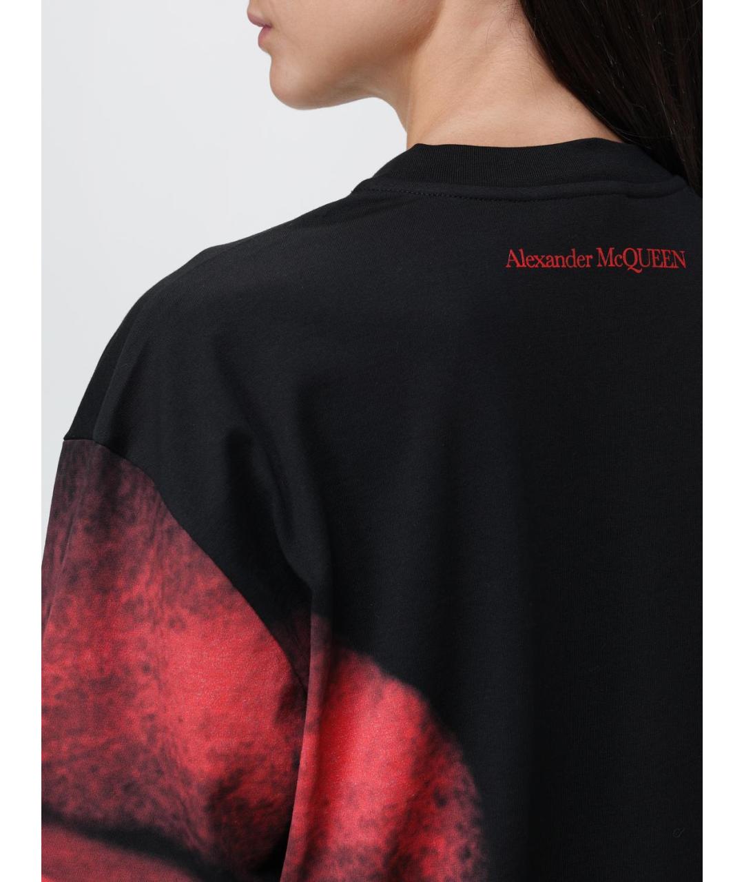 ALEXANDER MCQUEEN Мульти хлопковая футболка, фото 6