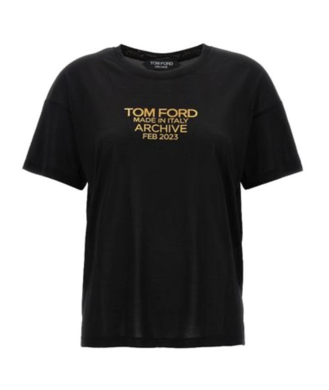 TOM FORD Черная футболка, фото 1
