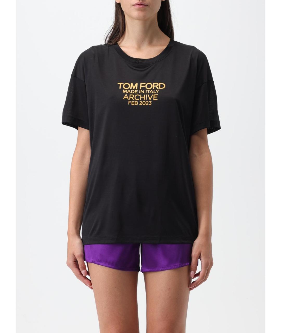 TOM FORD Черная футболка, фото 2