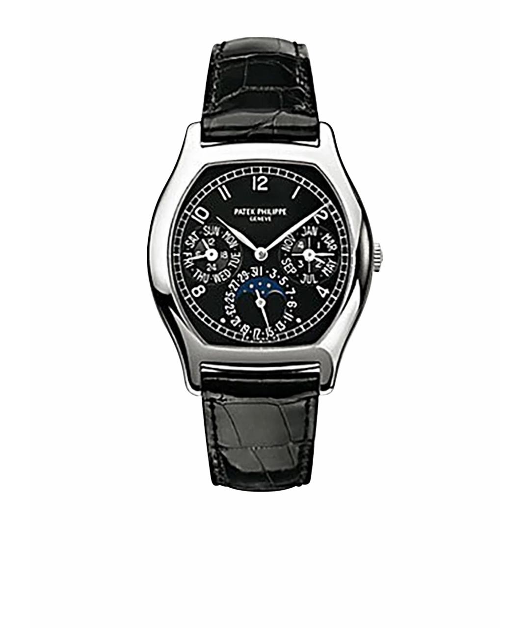 PATEK PHILIPPE Черные часы из белого золота, фото 1