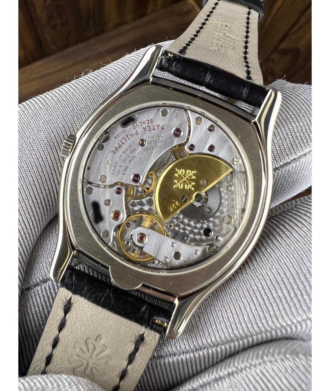 PATEK PHILIPPE Черные часы из белого золота, фото 7