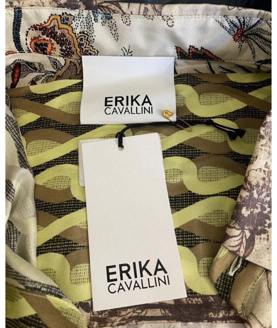 ERIKA CAVALLINI Шелковая рубашка, фото 3