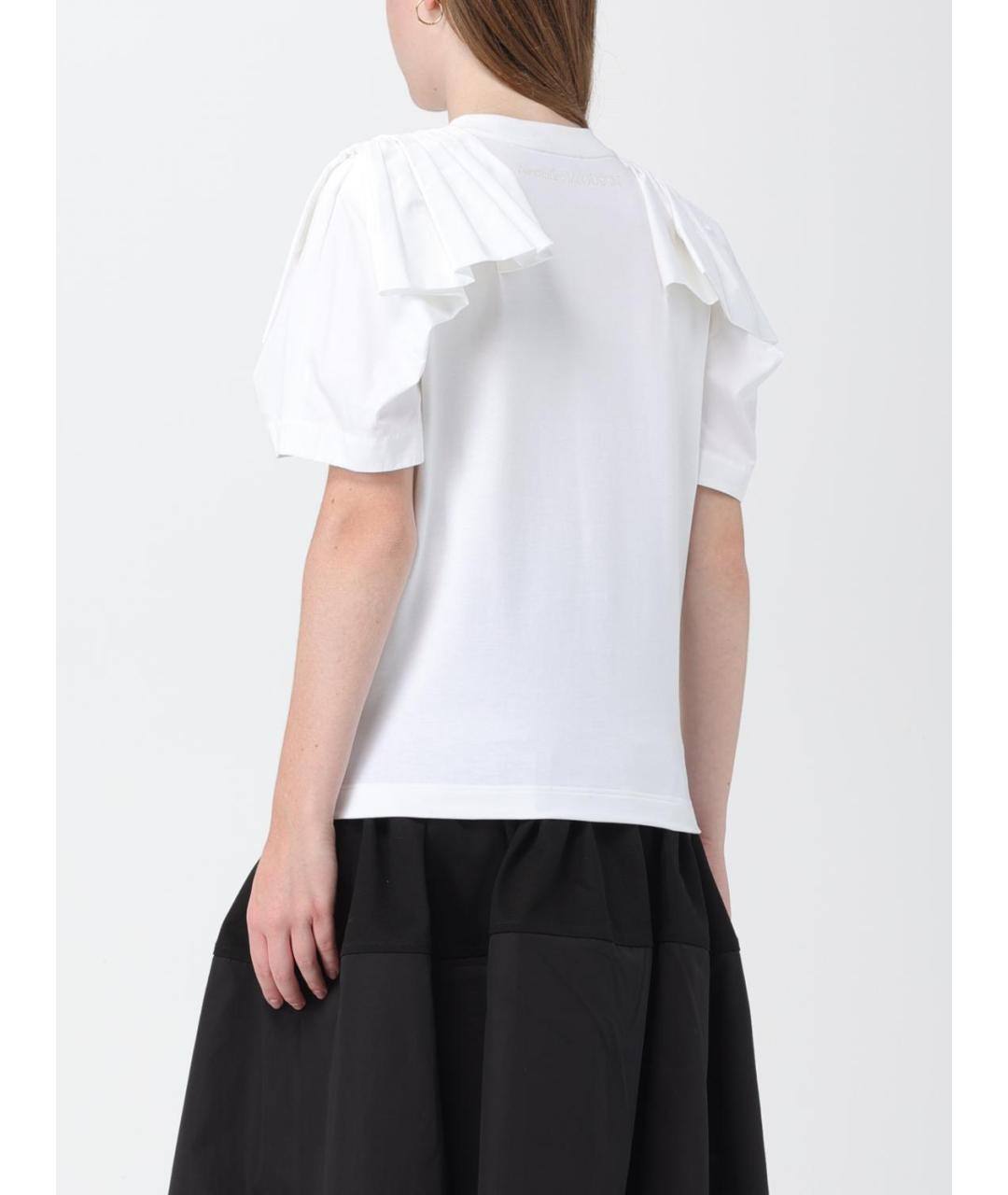 ALEXANDER MCQUEEN Белая футболка, фото 4