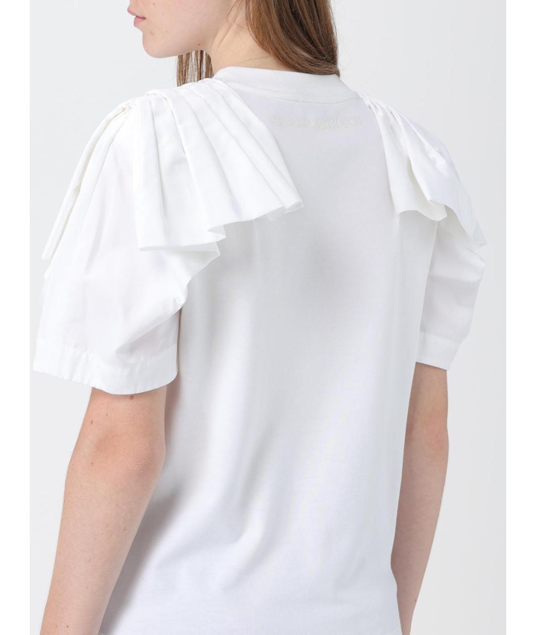 ALEXANDER MCQUEEN Белая футболка, фото 6