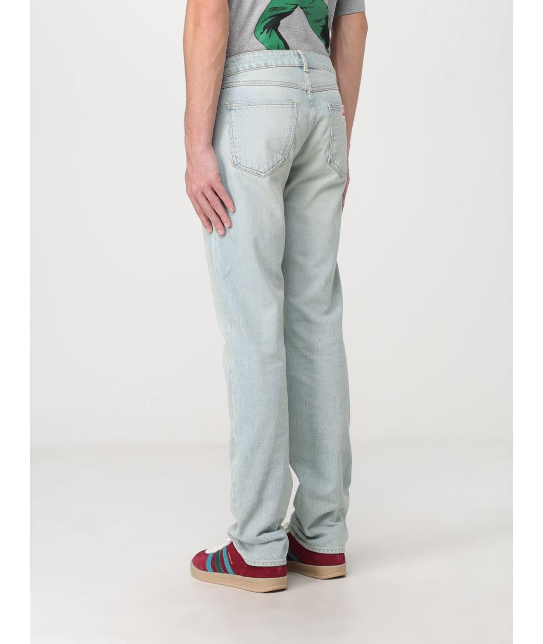 KENZO Голубые прямые джинсы, фото 4