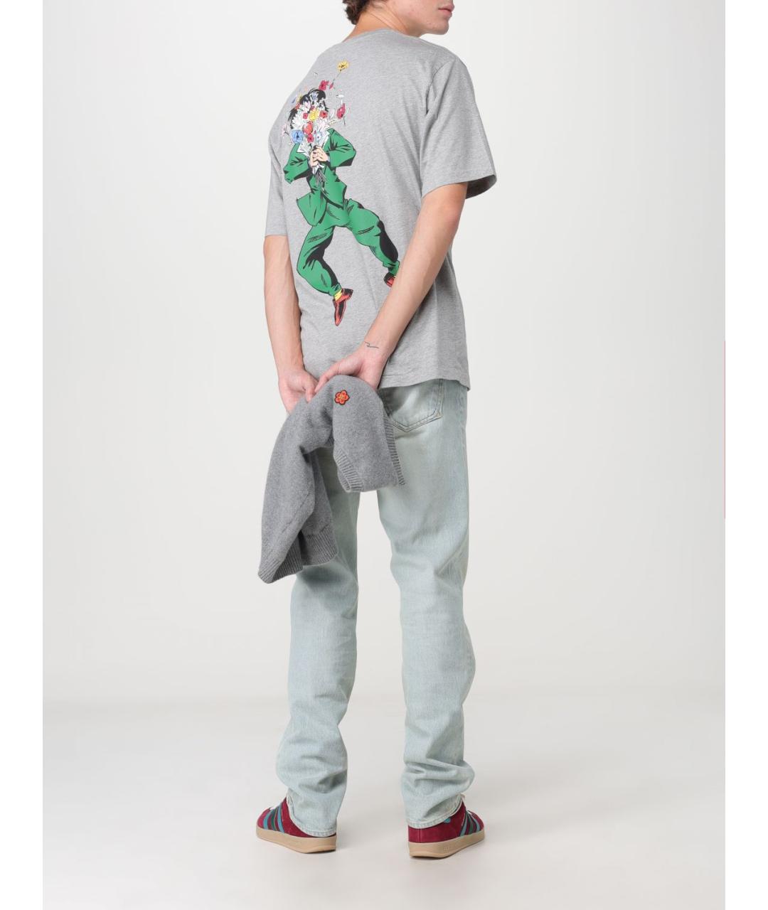 KENZO Голубые прямые джинсы, фото 3