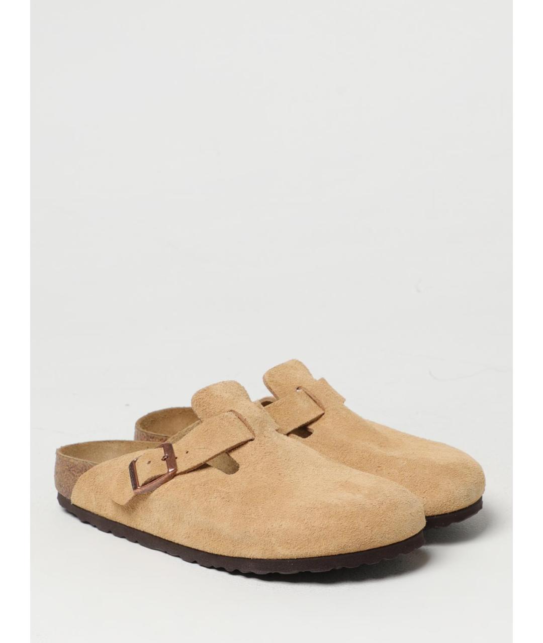 BIRKENSTOCK Бежевые сабо, фото 2