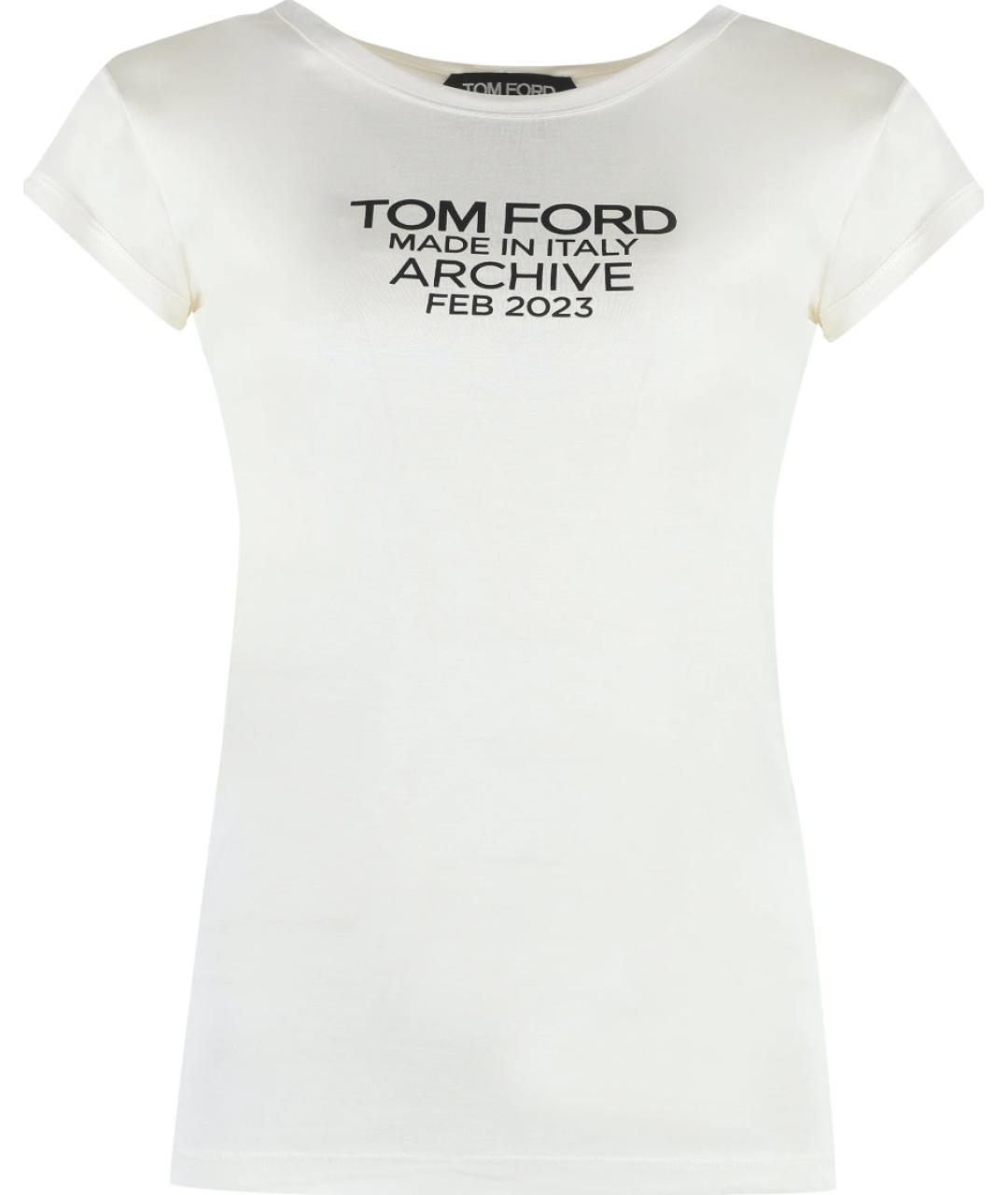 TOM FORD Белая футболка, фото 1