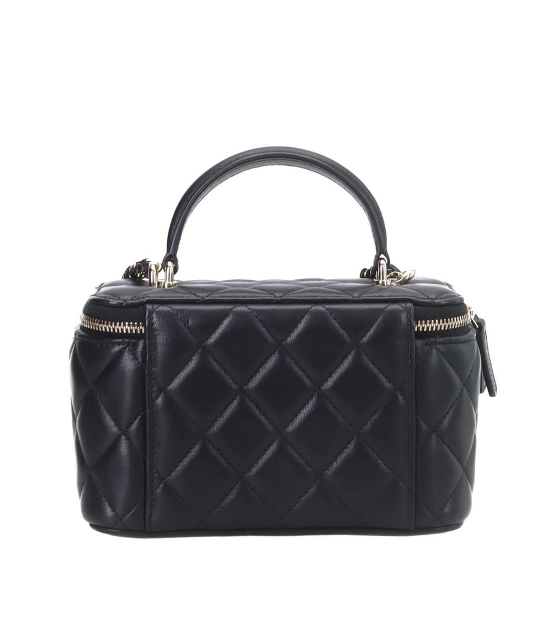 CHANEL Черная кожаная сумка через плечо, фото 3