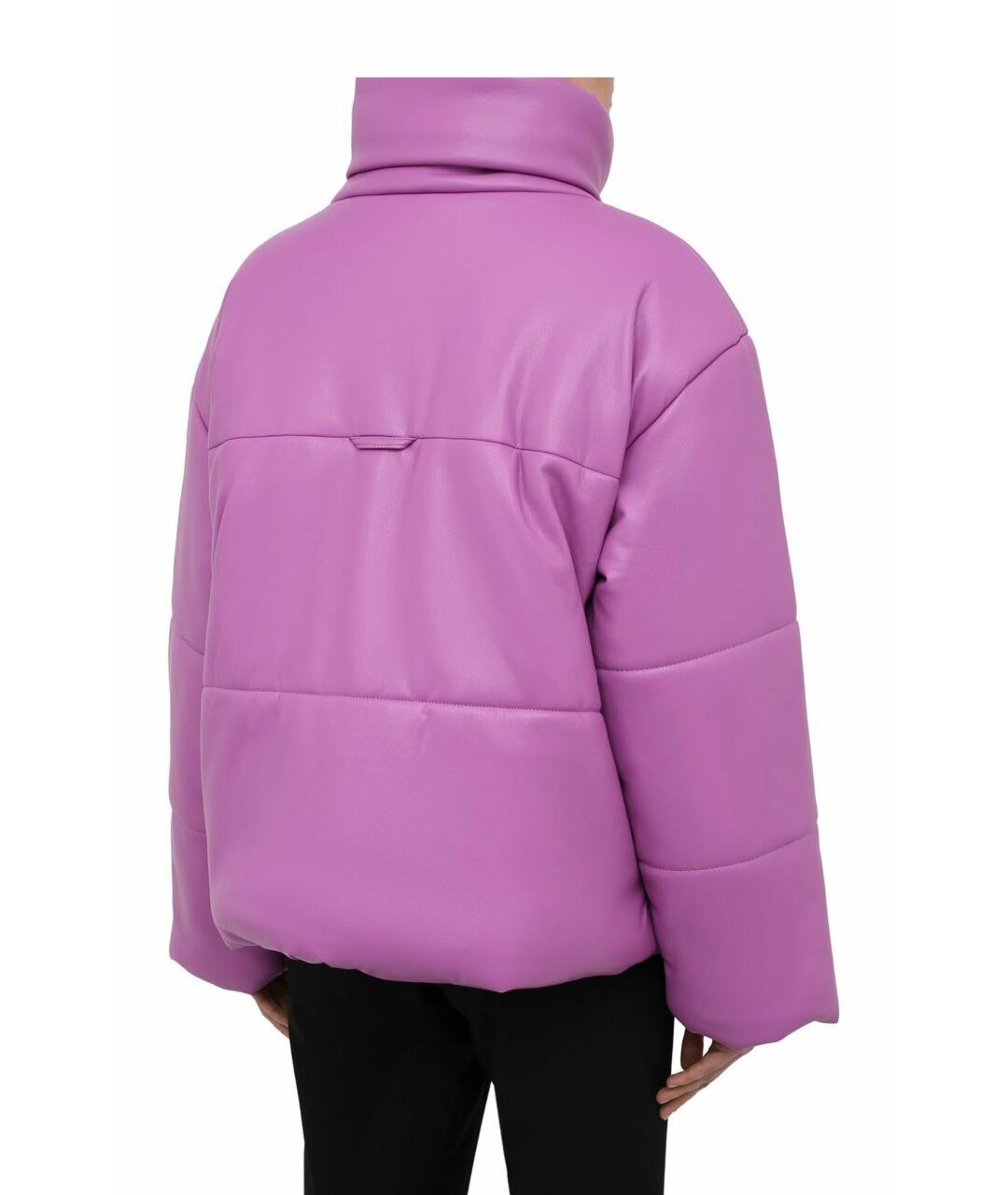 NANUSHKA Розовая полиуретановая куртка, фото 2