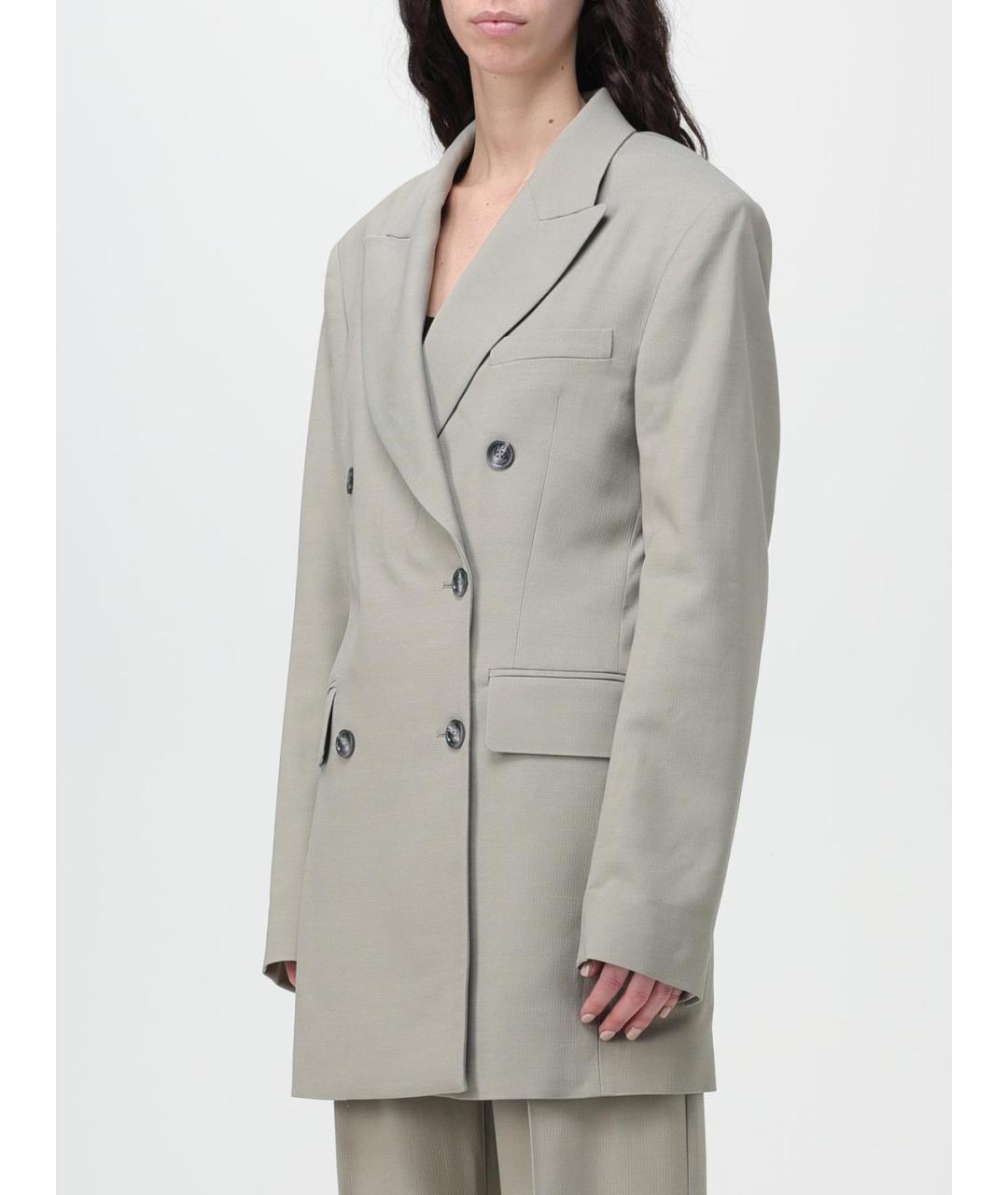 ACNE STUDIOS Серый жакет/пиджак, фото 4
