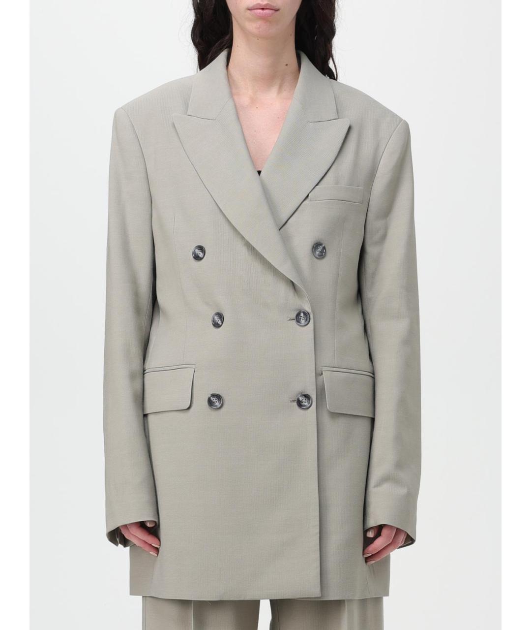 ACNE STUDIOS Серый жакет/пиджак, фото 6