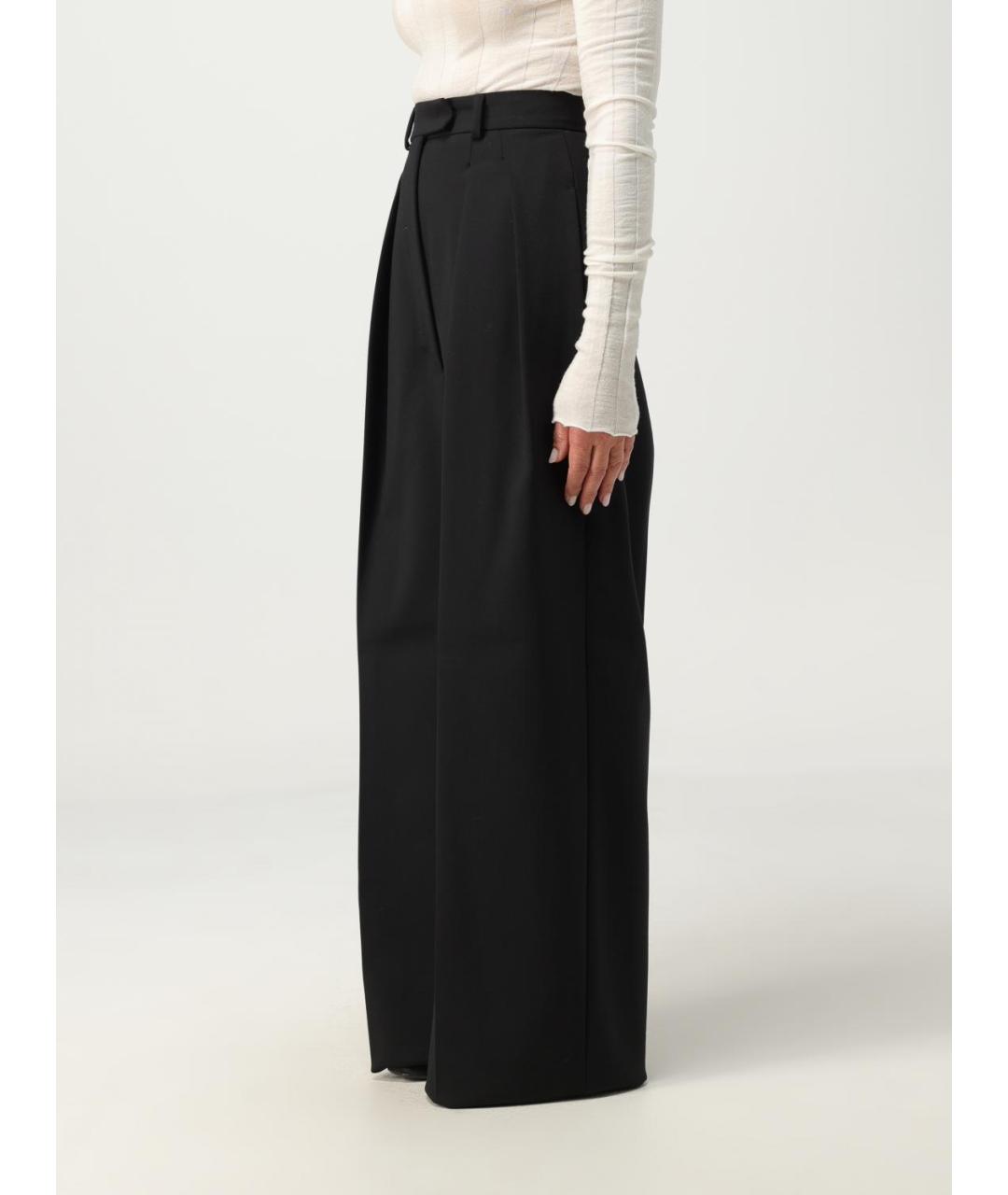 MAX MARA Черные прямые брюки, фото 5