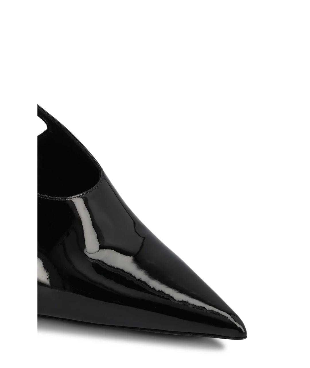GIVENCHY Черные кожаные туфли, фото 4