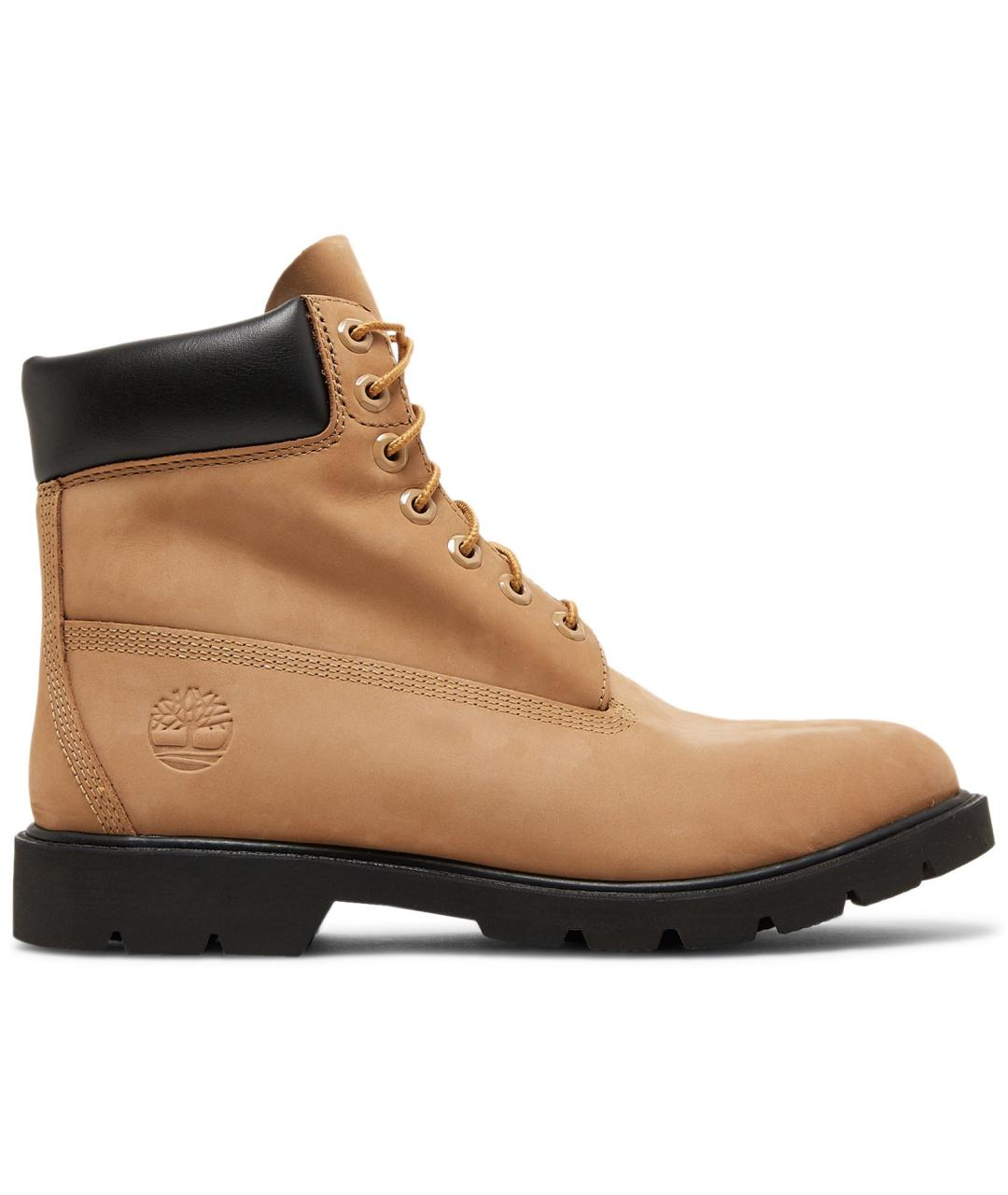 TIMBERLAND Бежевые нубуковые высокие ботинки, фото 1