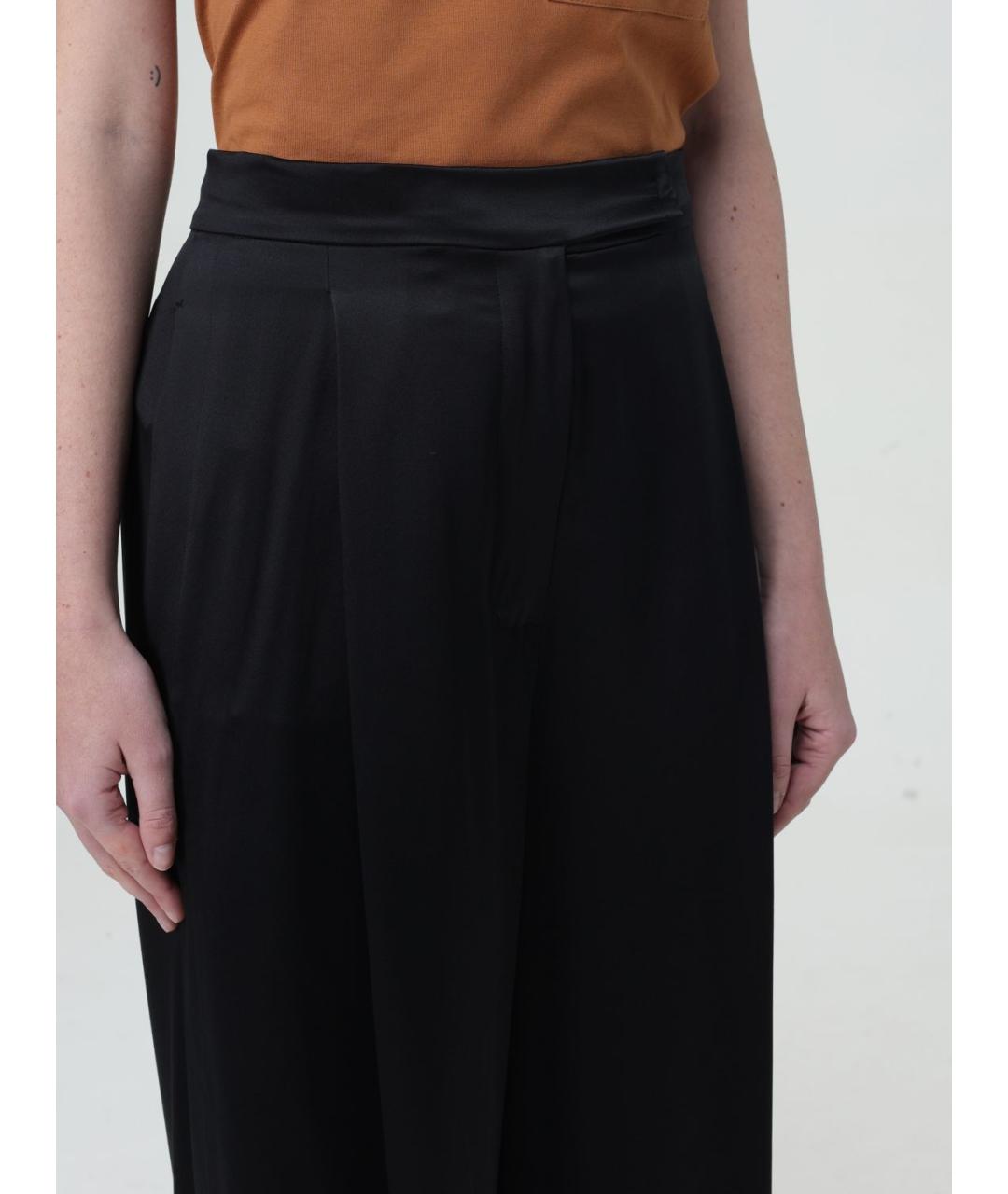 MAX MARA Черные прямые брюки, фото 6