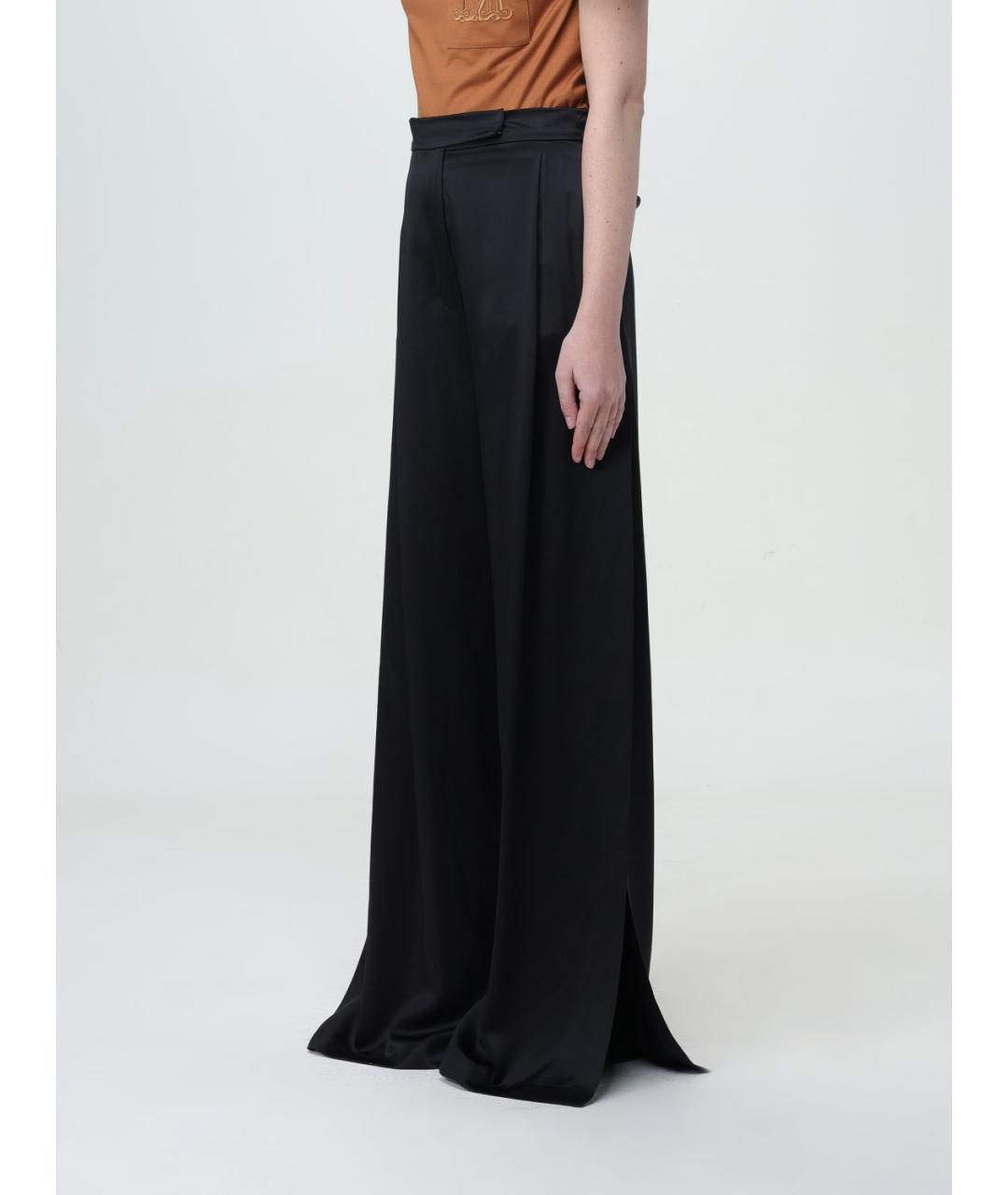 MAX MARA Черные прямые брюки, фото 5