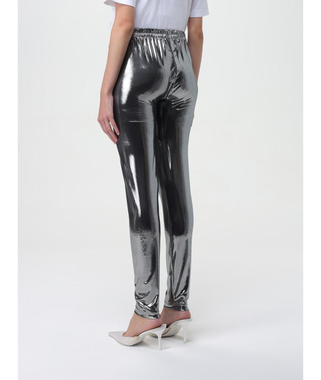 VIVIENNE WESTWOOD Серебряные леггинсы и велосипедки, фото 3