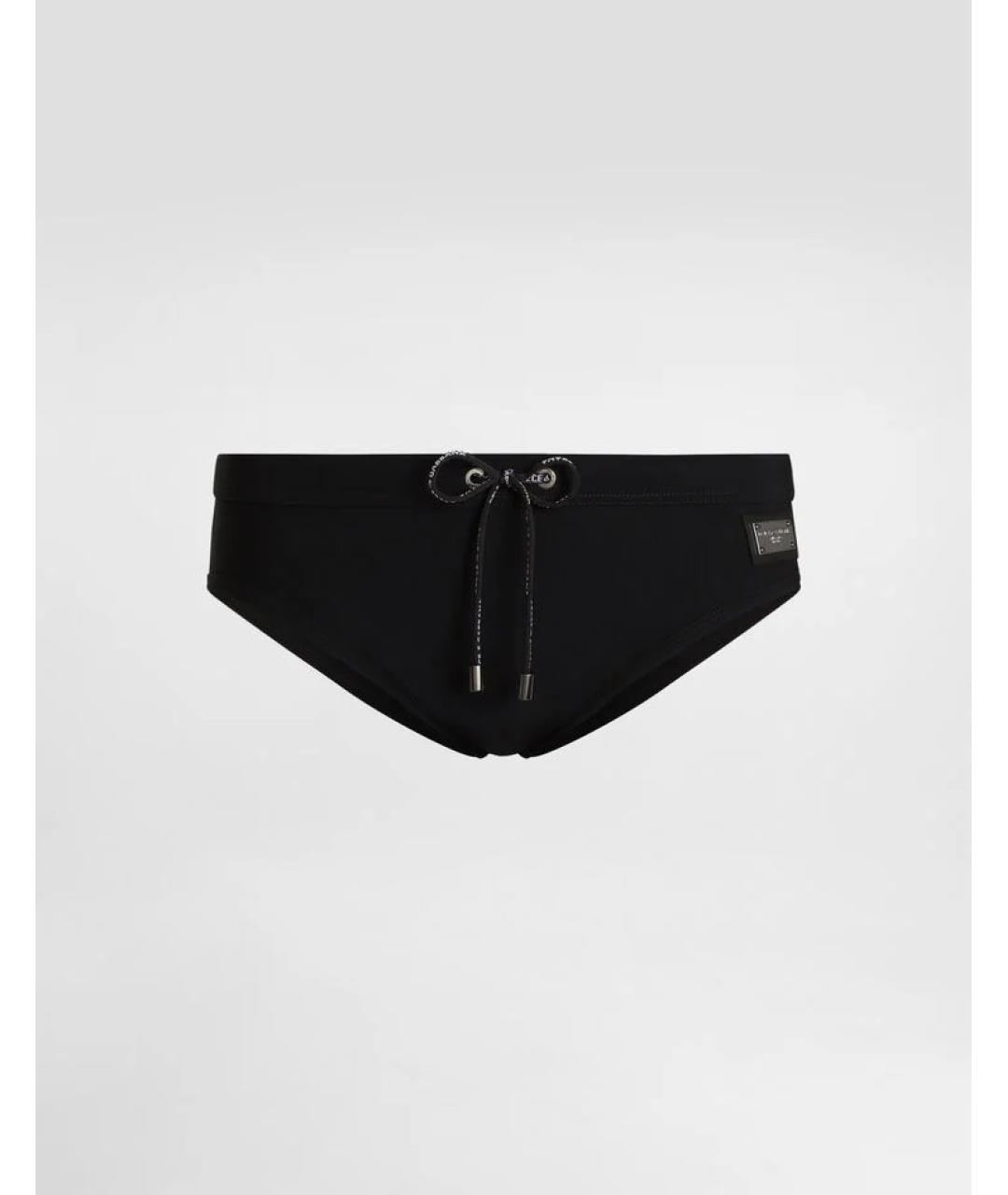 DOLCE&GABBANA Черные плавки, фото 5