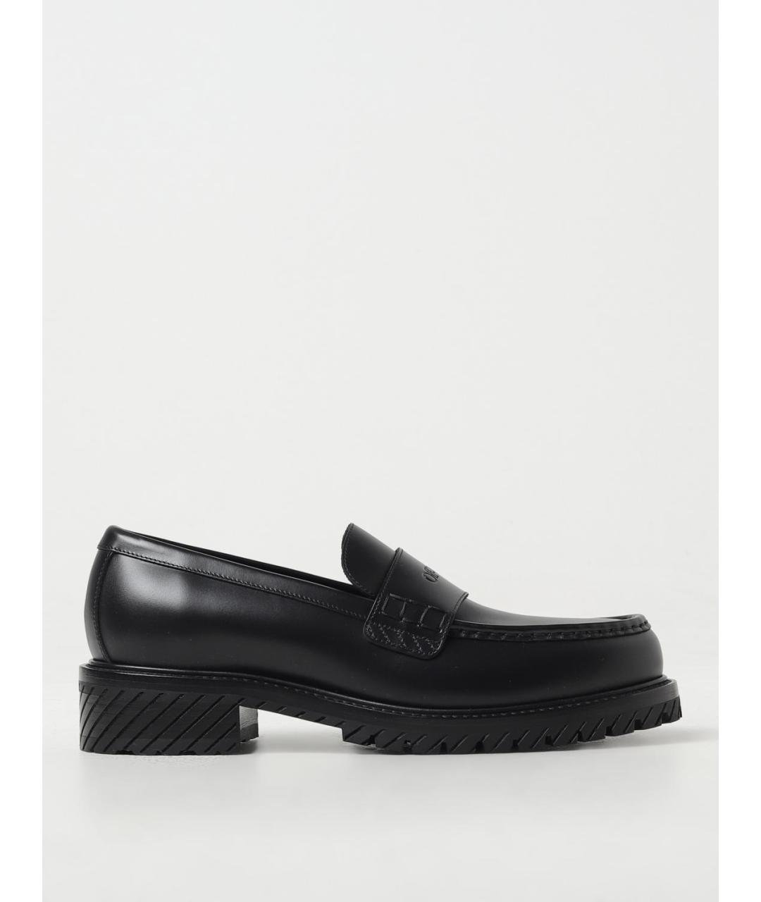 OFF-WHITE Черные лоферы, фото 5
