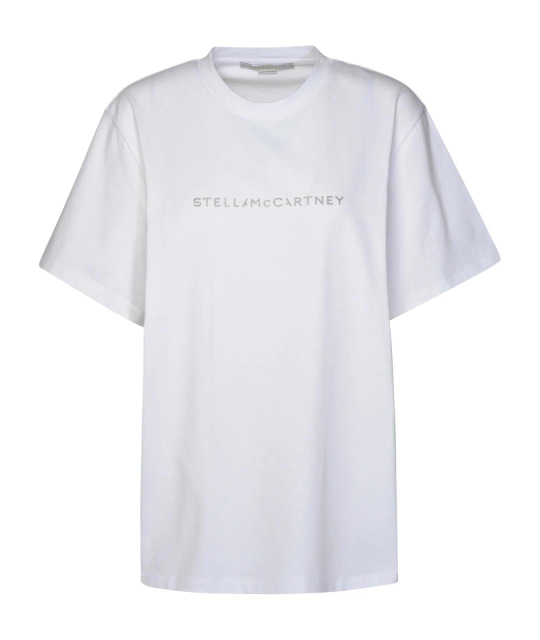 STELLA MCCARTNEY Белая хлопковая футболка, фото 1