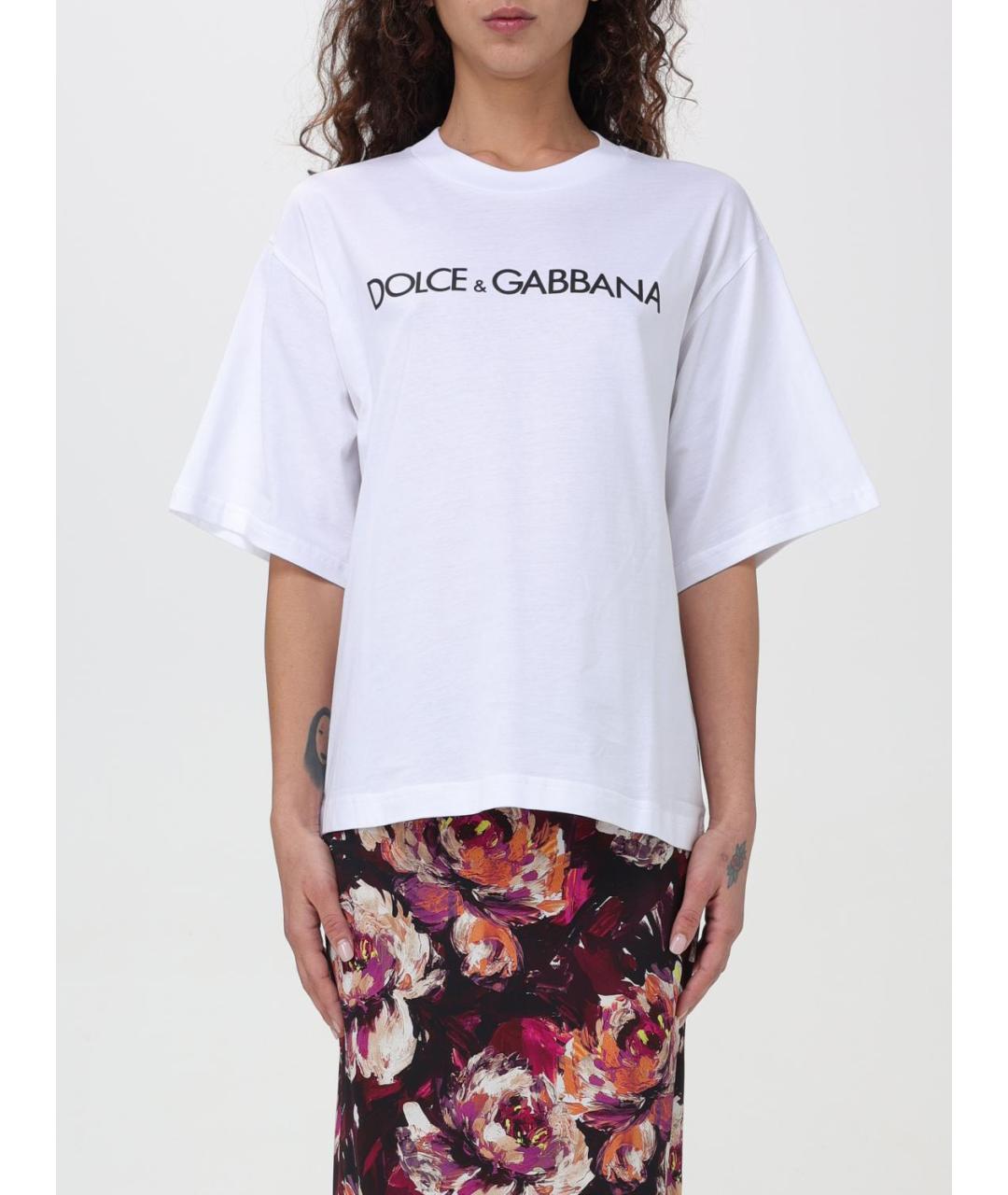 DOLCE&GABBANA Белая футболка, фото 2