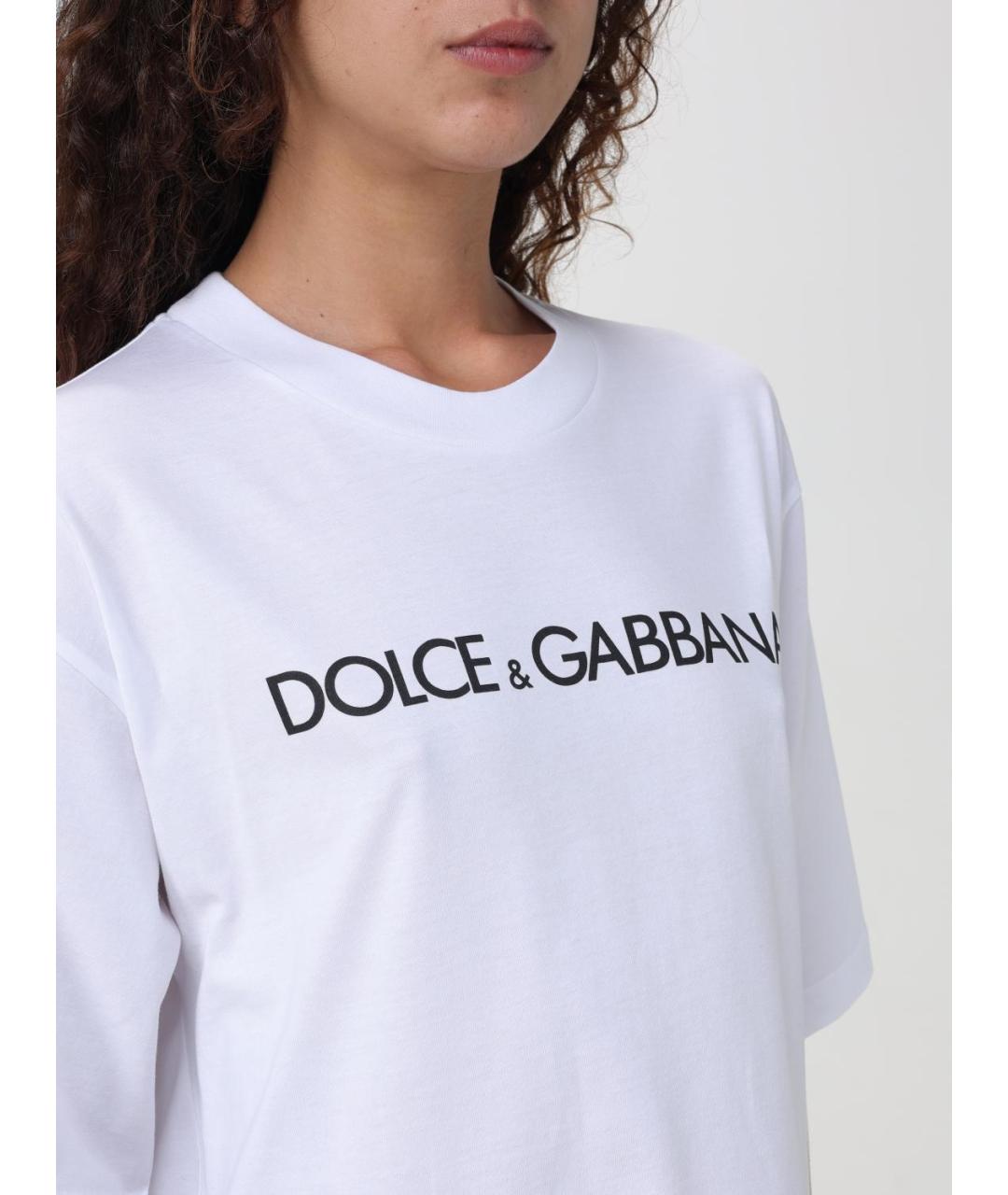 DOLCE&GABBANA Белая футболка, фото 6