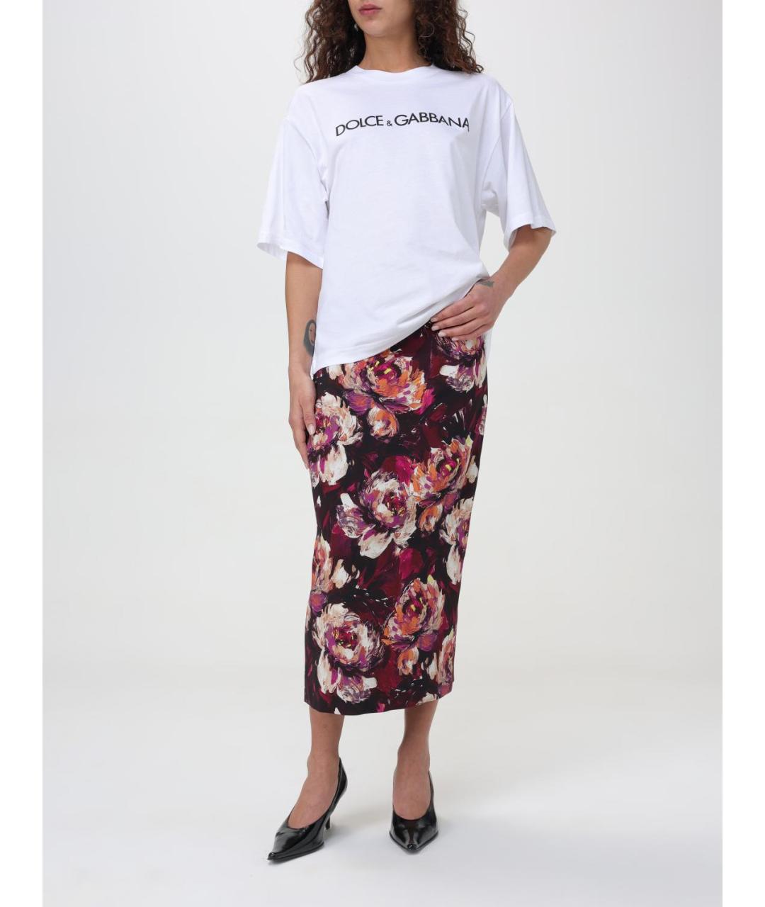 DOLCE&GABBANA Белая футболка, фото 3