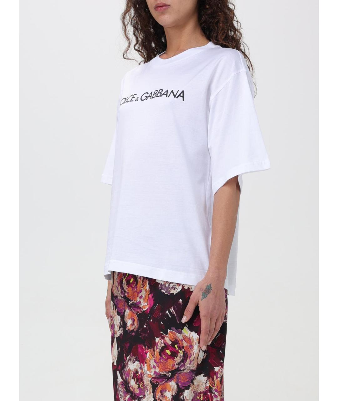 DOLCE&GABBANA Белая футболка, фото 5
