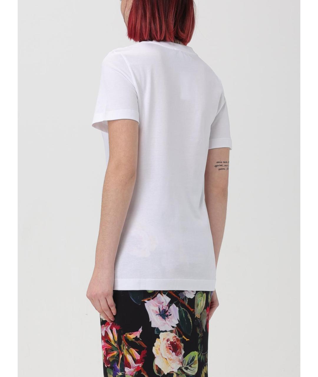 DOLCE&GABBANA Белая футболка, фото 4