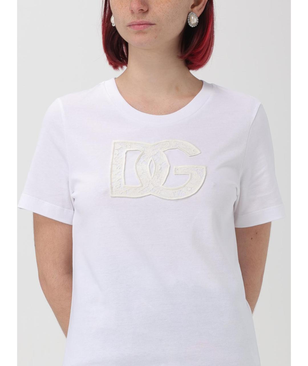 DOLCE&GABBANA Белая футболка, фото 6
