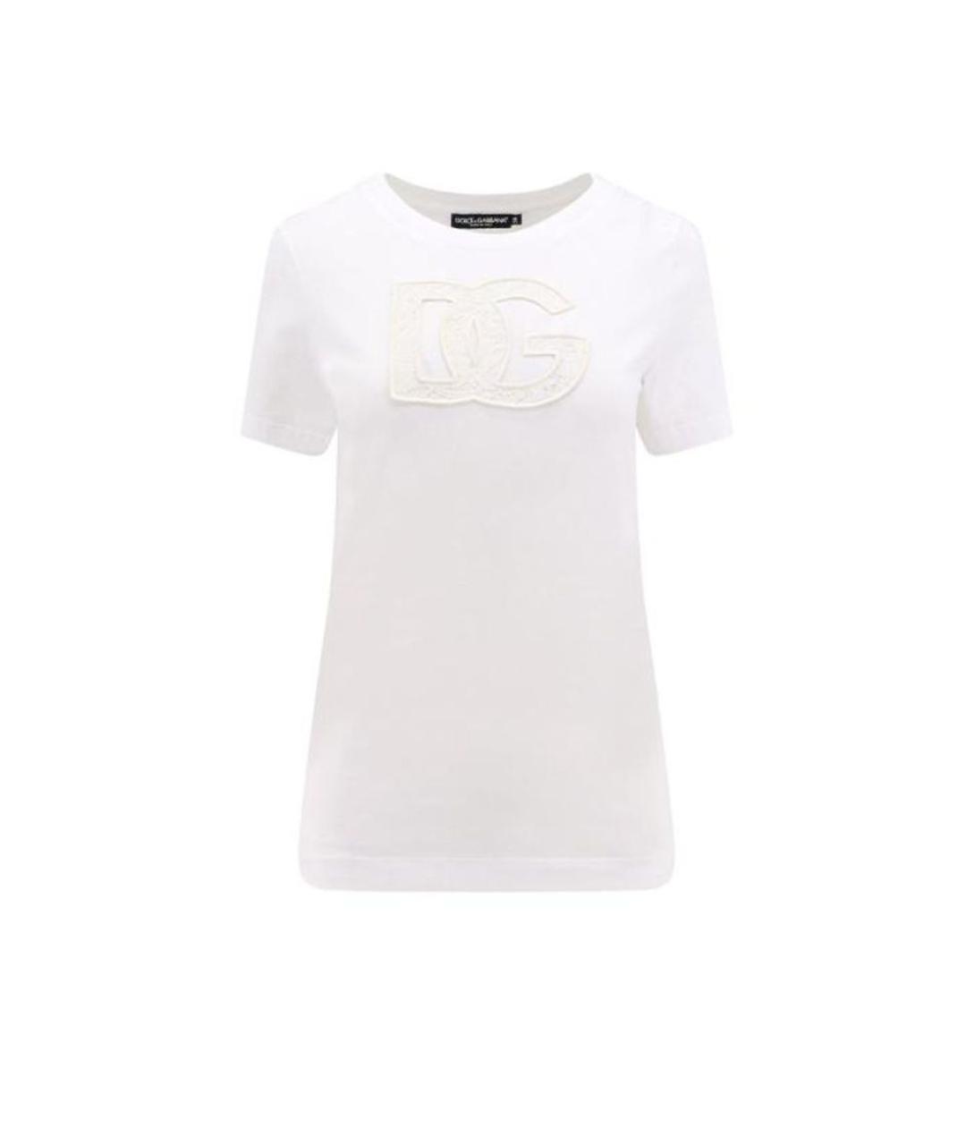 DOLCE&GABBANA Белая футболка, фото 1