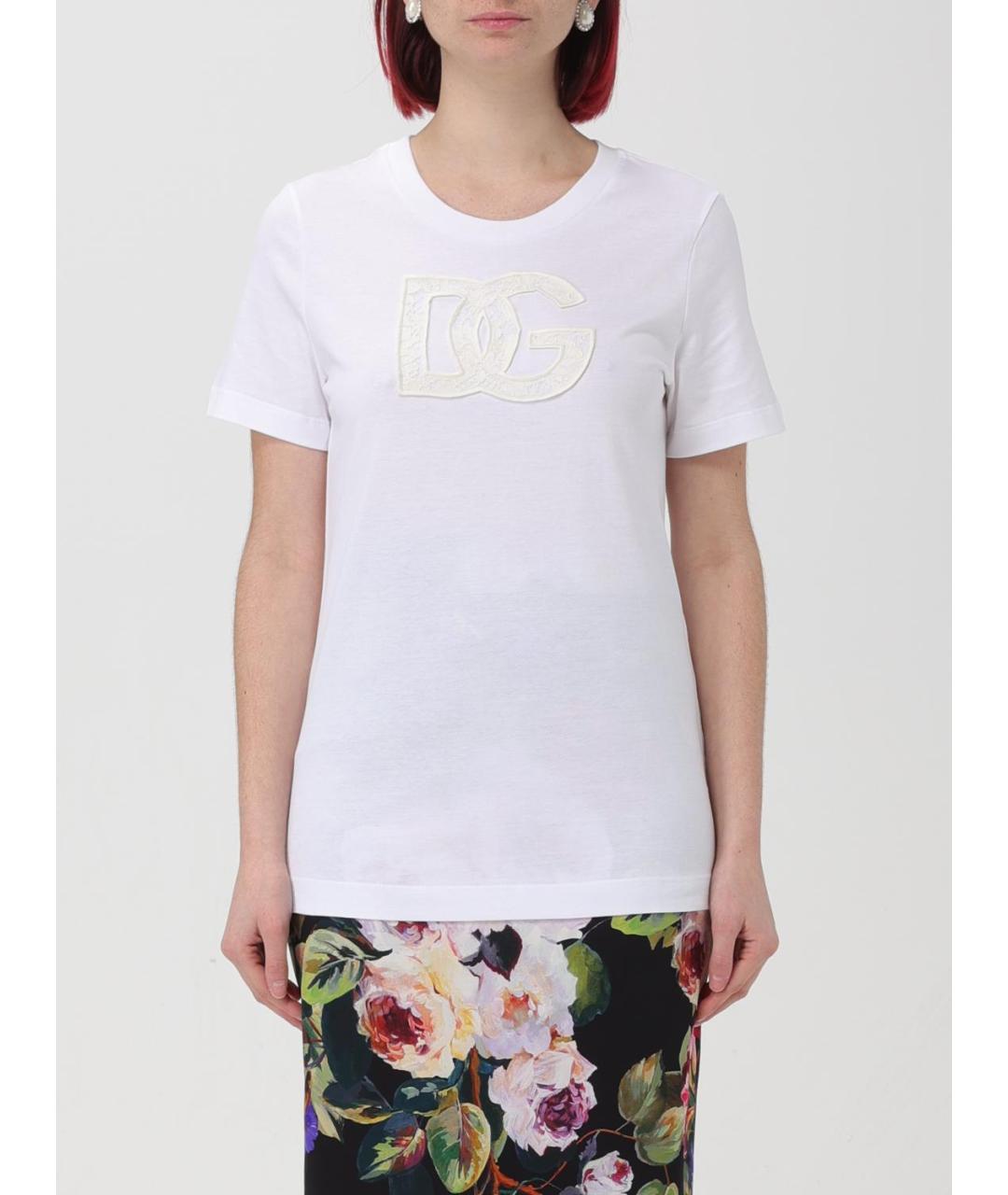 DOLCE&GABBANA Белая футболка, фото 2