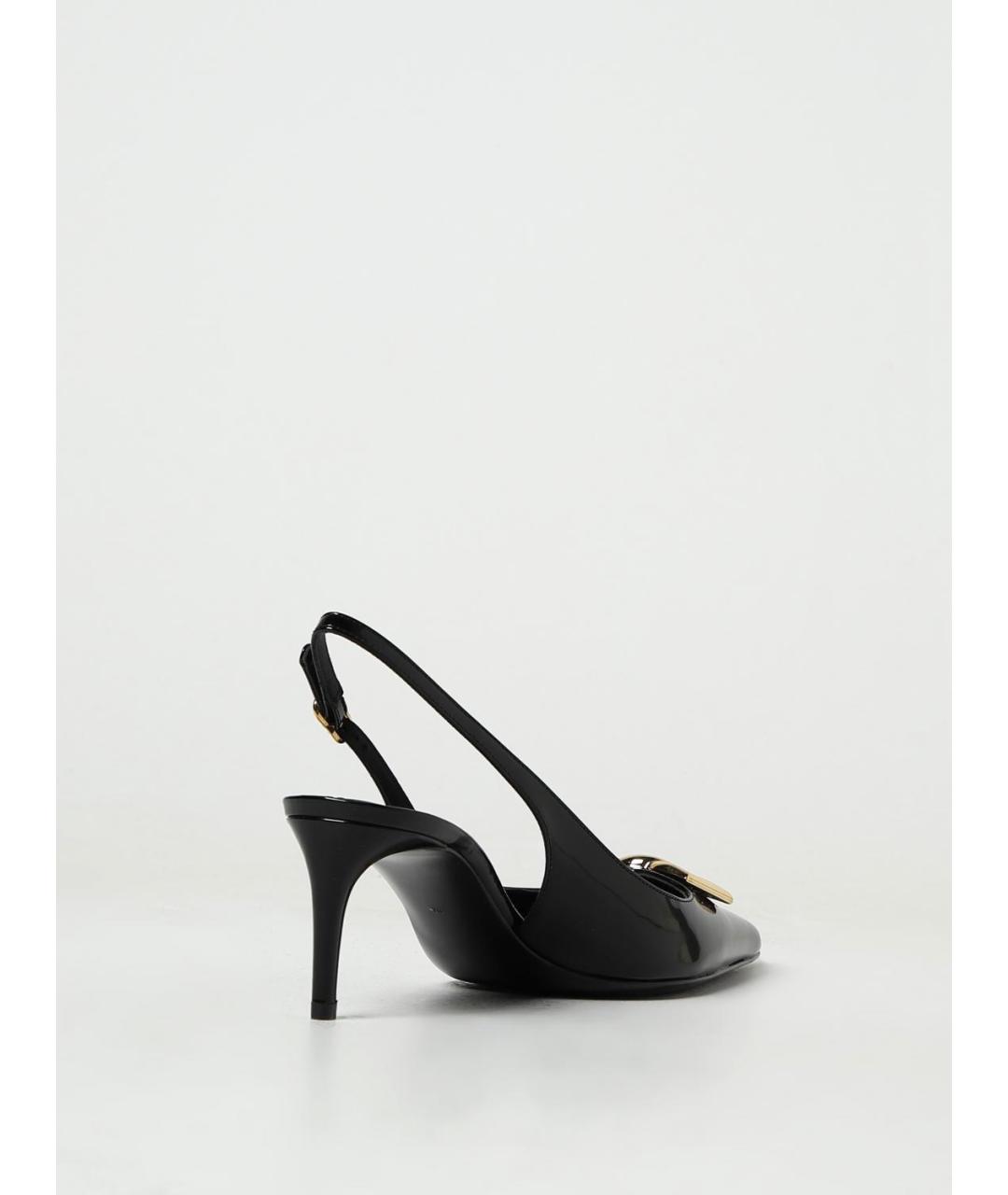 DOLCE&GABBANA Черные туфли из лакированной кожи, фото 3