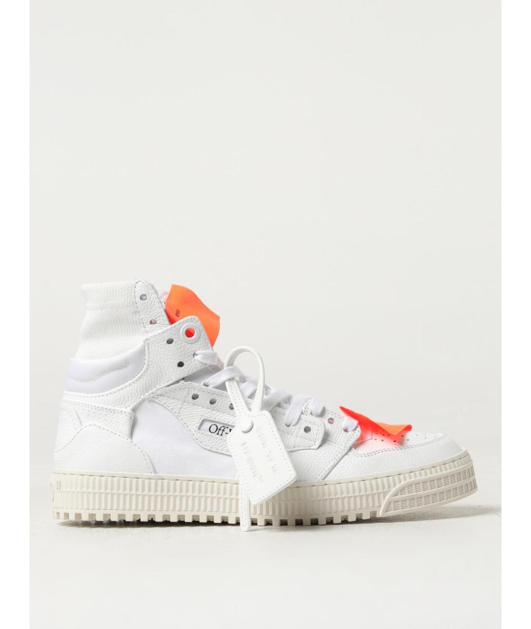 OFF-WHITE Белые низкие кроссовки / кеды, фото 5